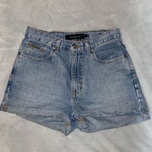 Vintage calvin klein denim shorts